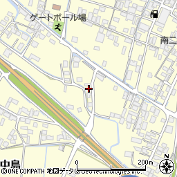 福岡県柳川市大和町中島1722周辺の地図