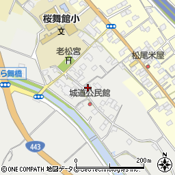 福岡県みやま市高田町舞鶴177周辺の地図
