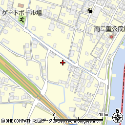 福岡県柳川市大和町中島1716周辺の地図