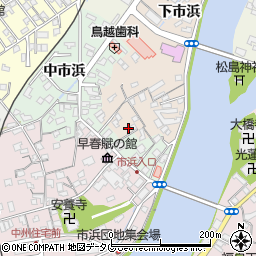 大分県臼杵市下市浜838周辺の地図