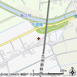 福岡県みやま市高田町田尻1625周辺の地図