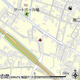 福岡県柳川市大和町中島1722-11周辺の地図