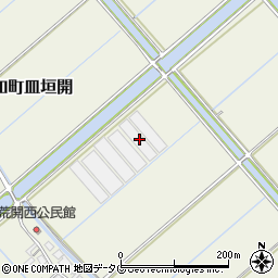 福岡県柳川市大和町皿垣開1090周辺の地図