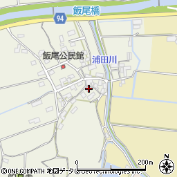 福岡県みやま市高田町竹飯3502周辺の地図