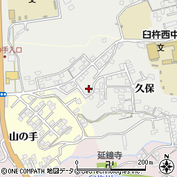 大分県臼杵市久保73-5周辺の地図