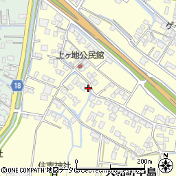 福岡県柳川市大和町中島2072周辺の地図