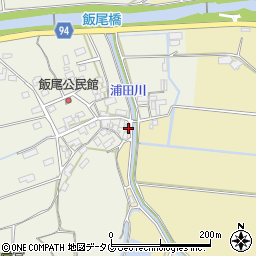 福岡県みやま市高田町竹飯3517周辺の地図