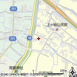 福岡県柳川市大和町中島2007周辺の地図