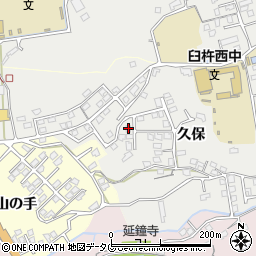 大分県臼杵市久保82-2周辺の地図