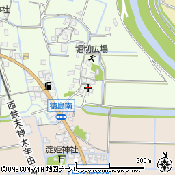 福岡県みやま市高田町徳島78周辺の地図