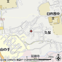 大分県臼杵市久保77周辺の地図