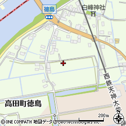 福岡県みやま市高田町徳島294周辺の地図