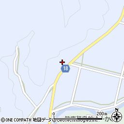 熊本県山鹿市鹿北町岩野1030-2周辺の地図