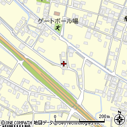 福岡県柳川市大和町中島1728周辺の地図