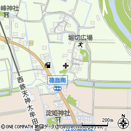 福岡県みやま市高田町徳島125周辺の地図