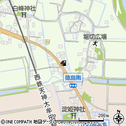 福岡県みやま市高田町徳島191周辺の地図