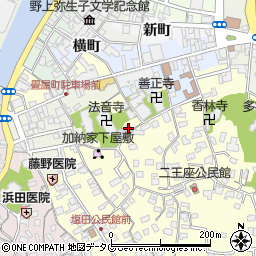 大分県臼杵市二王座250周辺の地図