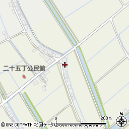 福岡県柳川市大和町皿垣開1363周辺の地図