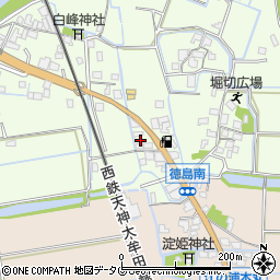 福岡県みやま市高田町徳島189周辺の地図