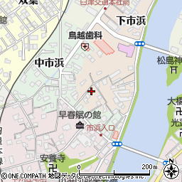 大分県臼杵市下市浜841周辺の地図