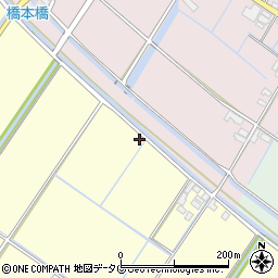 福岡県柳川市橋本町255周辺の地図