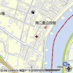 福岡県柳川市大和町中島1626周辺の地図