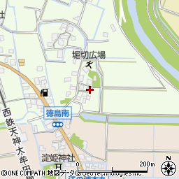 福岡県みやま市高田町徳島85周辺の地図