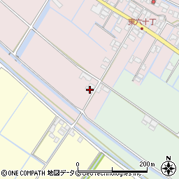 福岡県柳川市大浜町757周辺の地図