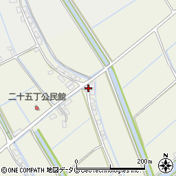 福岡県柳川市大和町皿垣開1362周辺の地図
