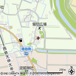 福岡県みやま市高田町徳島84周辺の地図