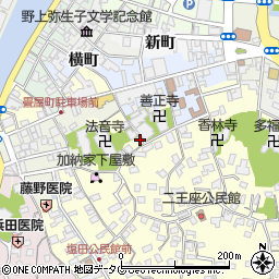 大分県臼杵市二王座249周辺の地図