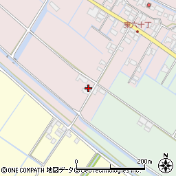 福岡県柳川市大浜町758-3周辺の地図