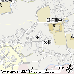大分県臼杵市久保89-18周辺の地図