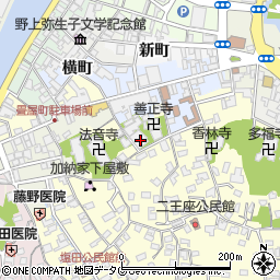 大分県臼杵市二王座224周辺の地図
