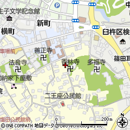 大分県臼杵市二王座175周辺の地図