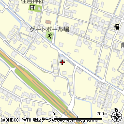 福岡県柳川市大和町中島1723周辺の地図