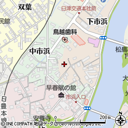 大分県臼杵市下市浜830周辺の地図