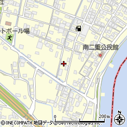 福岡県柳川市大和町中島1542周辺の地図