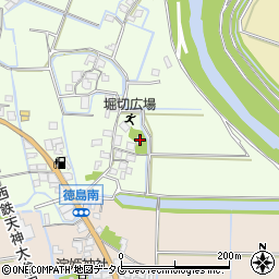 福岡県みやま市高田町徳島98周辺の地図