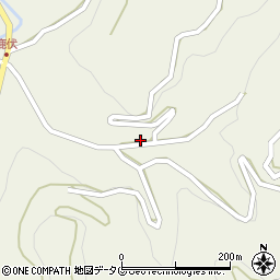 福岡県八女市立花町白木4243-3周辺の地図