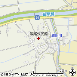 飯尾公民館周辺の地図