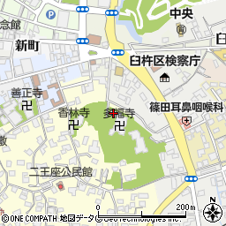 大分県臼杵市二王座191周辺の地図