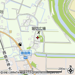 福岡県みやま市高田町徳島99周辺の地図