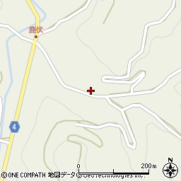 福岡県八女市立花町白木3971周辺の地図