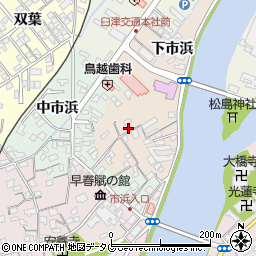 大分県臼杵市下市浜821周辺の地図