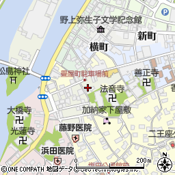 大分県臼杵市田町周辺の地図