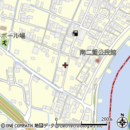 福岡県柳川市大和町中島1540周辺の地図