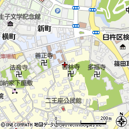 大分県臼杵市二王座174周辺の地図