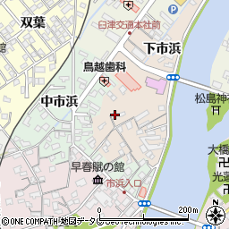 大分県臼杵市下市浜827周辺の地図