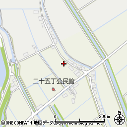 福岡県柳川市大和町皿垣開2052周辺の地図